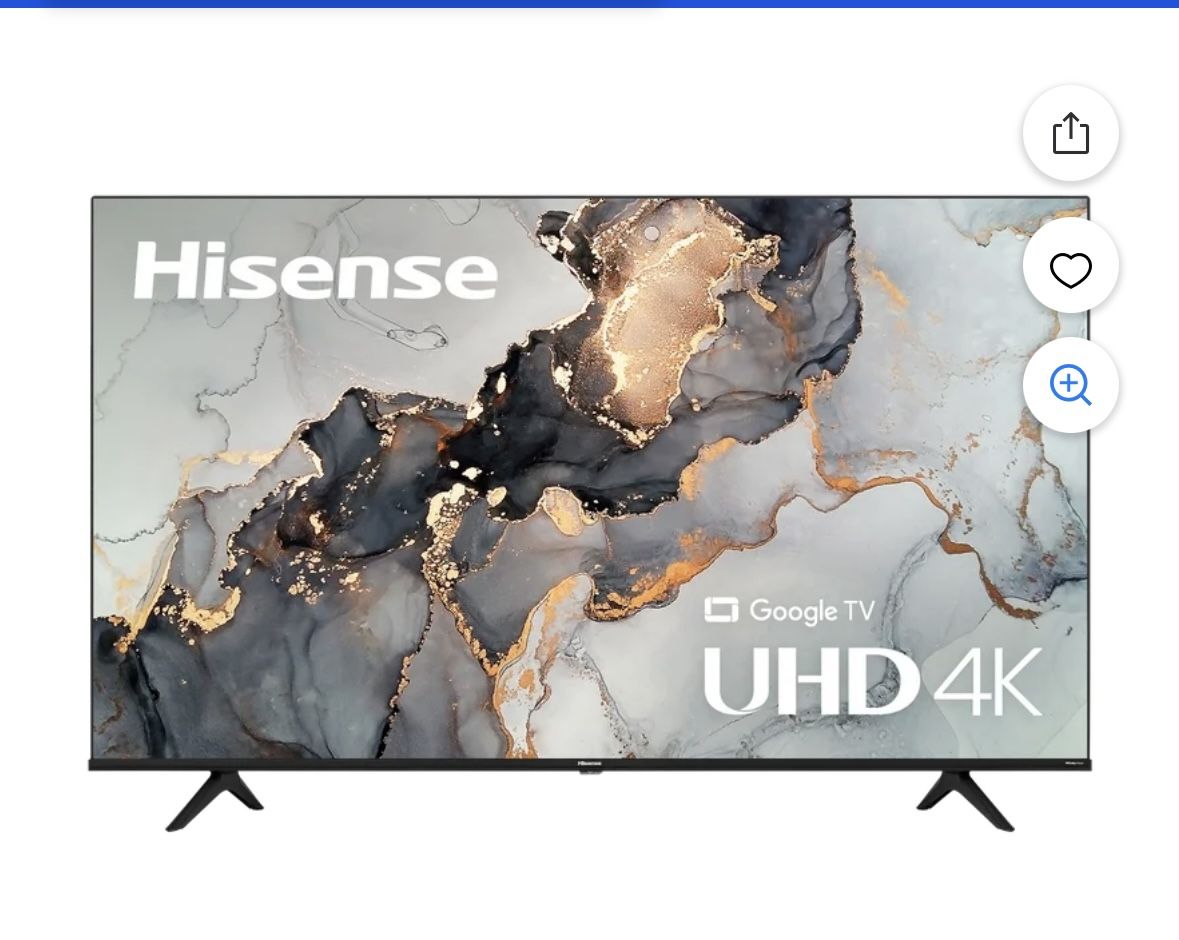 50’ Hisense Flat Screen 4K Television