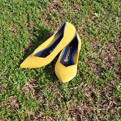 Rothy’s The Point Marigold Yellow Flats Sz.8