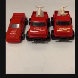 Remco Coca Cola Toy Car And Truck Lot
