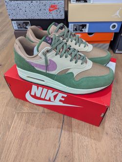 Nike Air Max 1 NH Treeline Skunk Olive Size 10.5 DS
