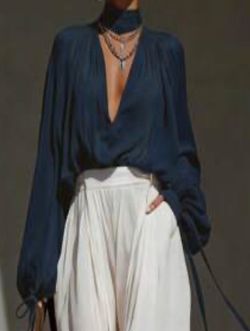 Elegant jaquard style high waist pants
