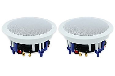 Herdio 5.25 Inch Ceiling Speakers Home Recessed Speaker System 300 Watts Suitable for Humid,Kitchen,Bedroom,Bathroom,Covered Patio (A Pair)