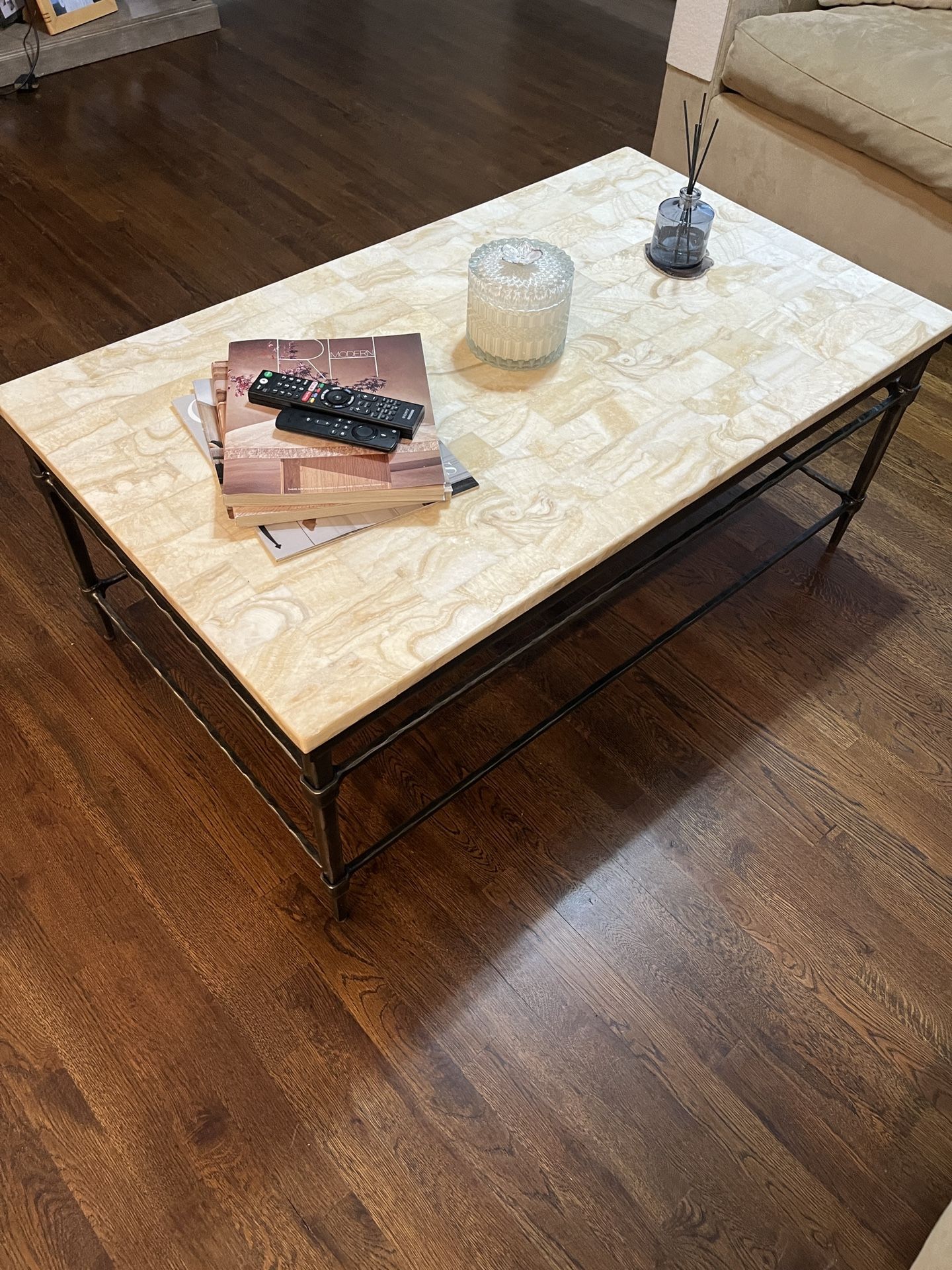 Marble Slab Coffee Table