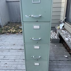 Vintage File Cabinet