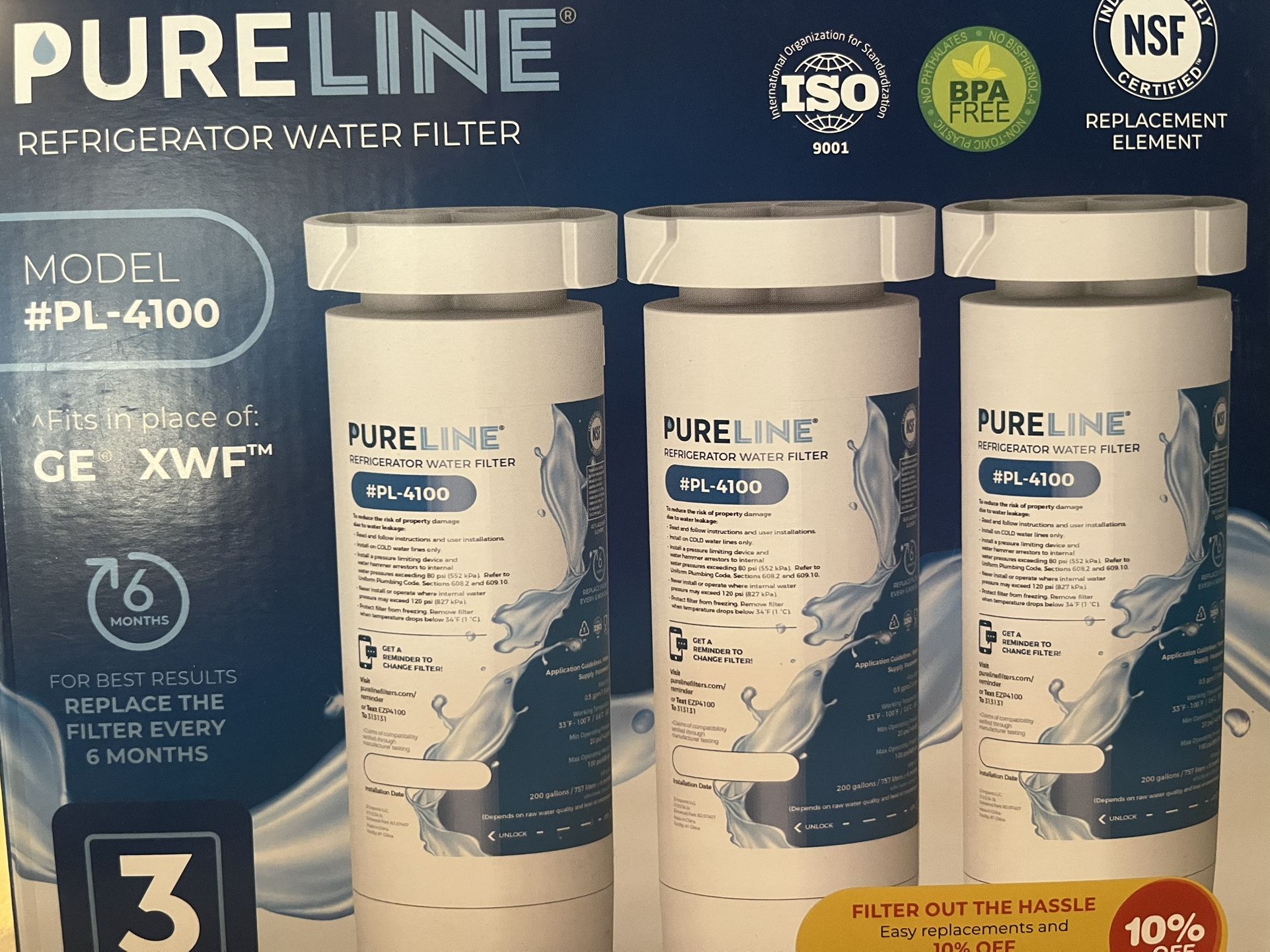 Pureline Refrigerator Water Filter