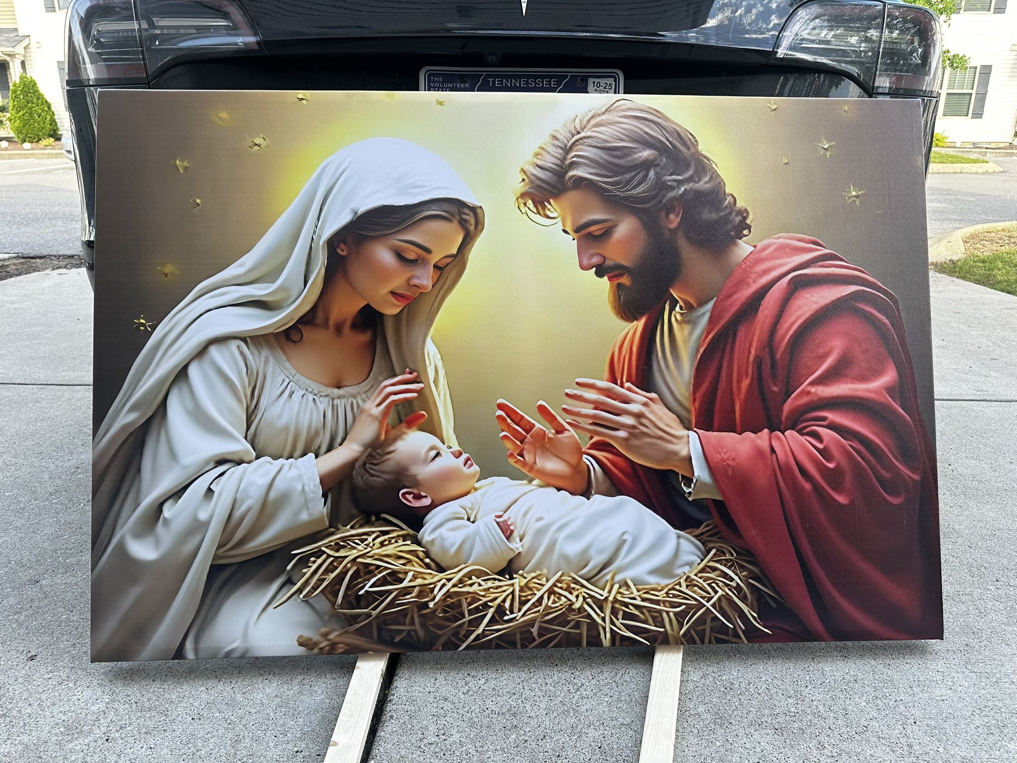 Baby Jesus Canvas Art