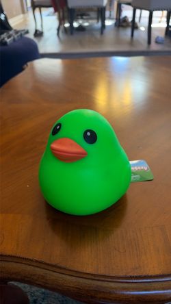 Green duck Squeeezy Squishy
