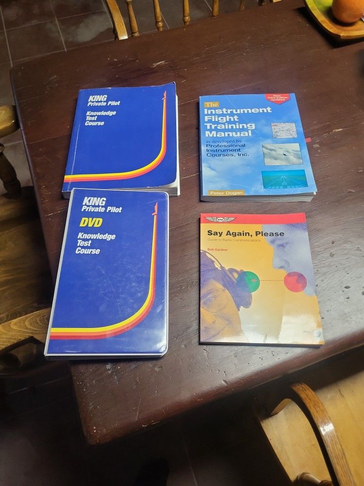 Flight Instruction Manuals &DVD'S. KING