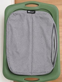 Diggs Dog Crate Cushion Cover (Gray)
