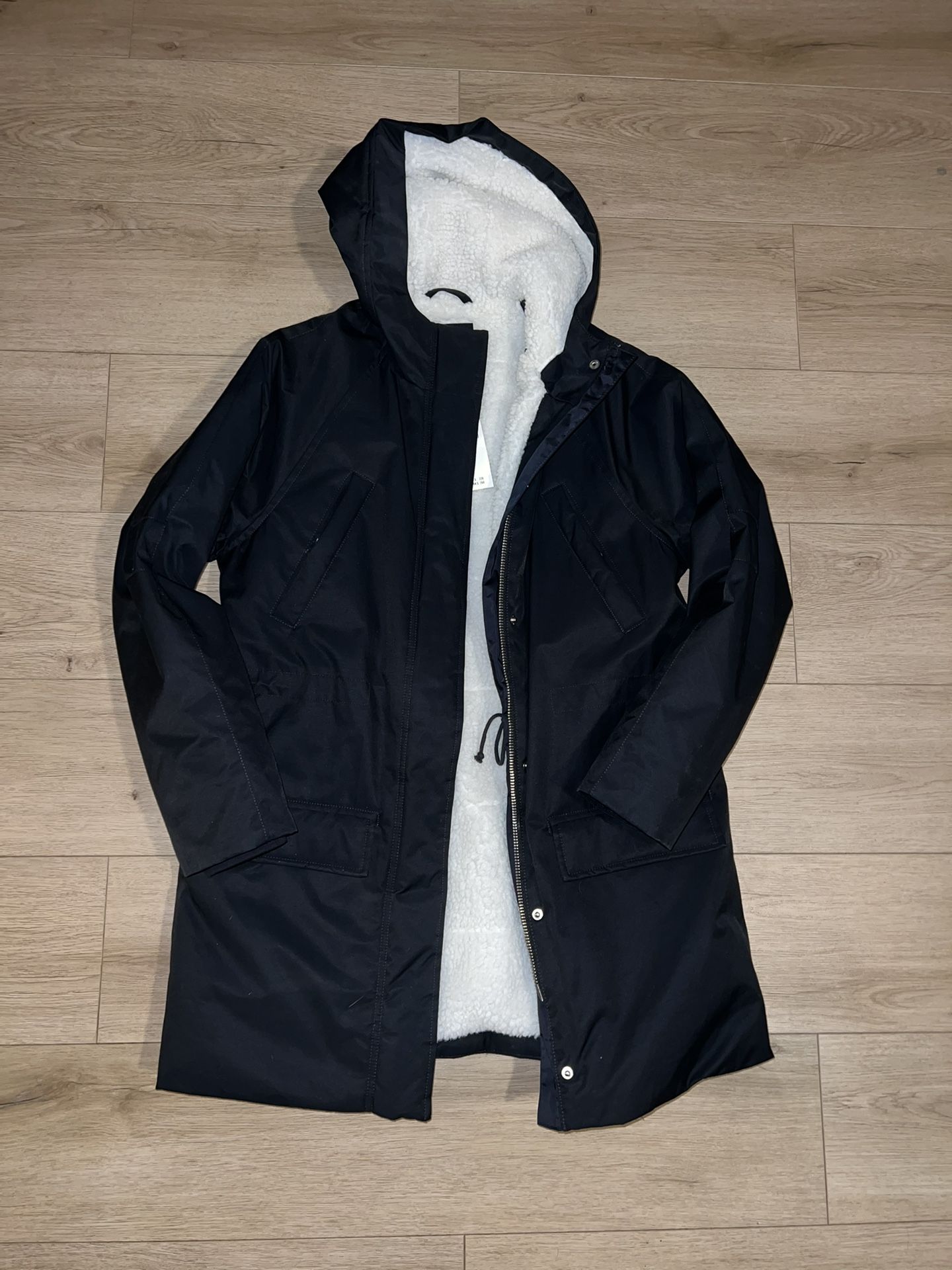 SZ M Abercrombie & Fitch Sherpa Lined Parka