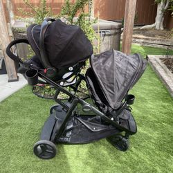 Two Seater Graco Stroller & Car Seat