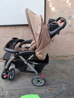 Baby Stroller with Canopy and Cup Holders