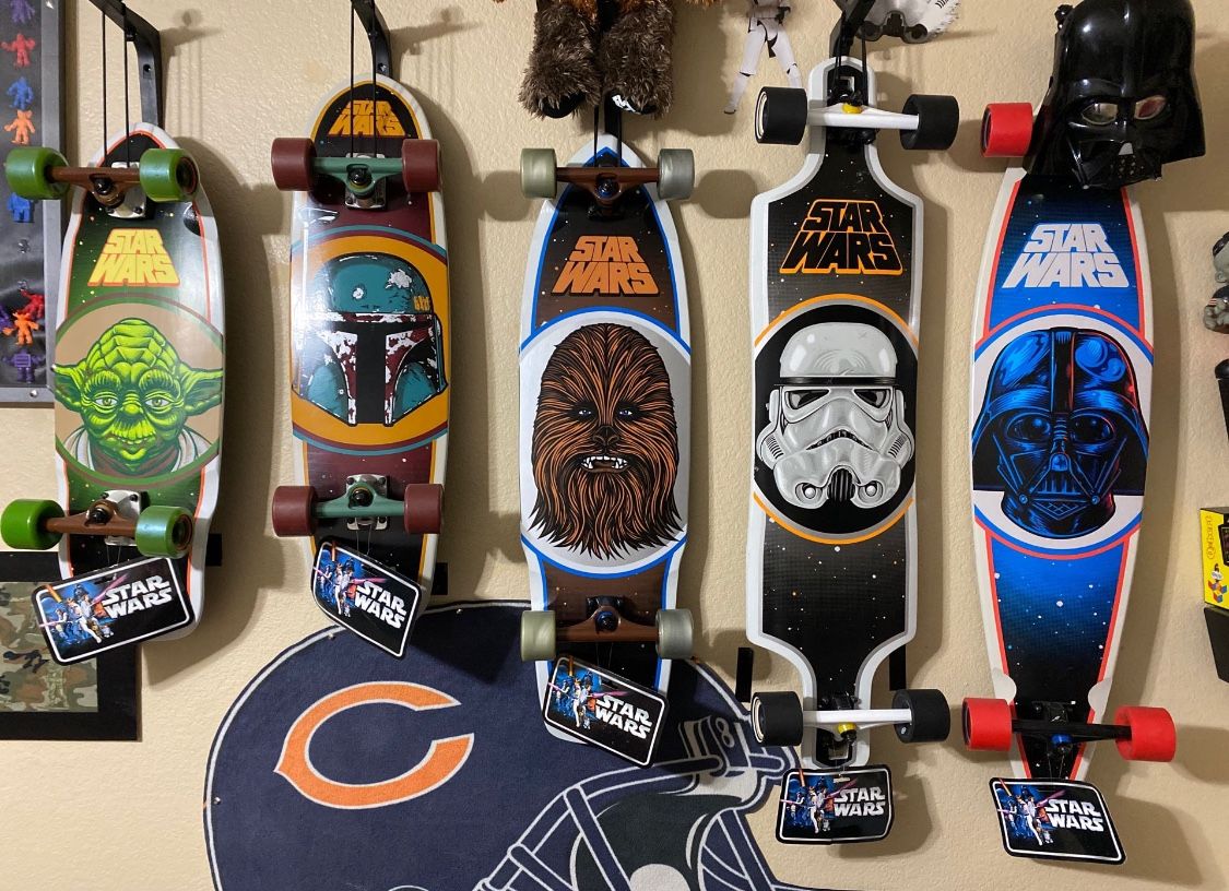 Only Complete Set Of Limited Edition Santa Cruz Star Wars Completes