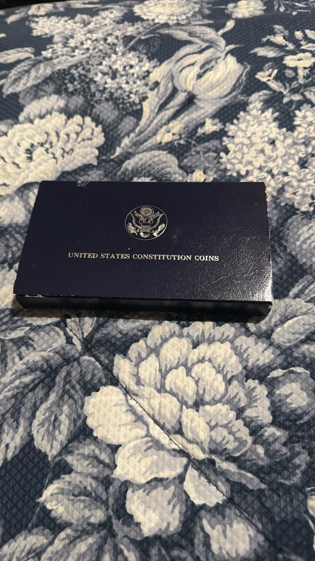 1987 Silver Dollar With The People With Box And Papers