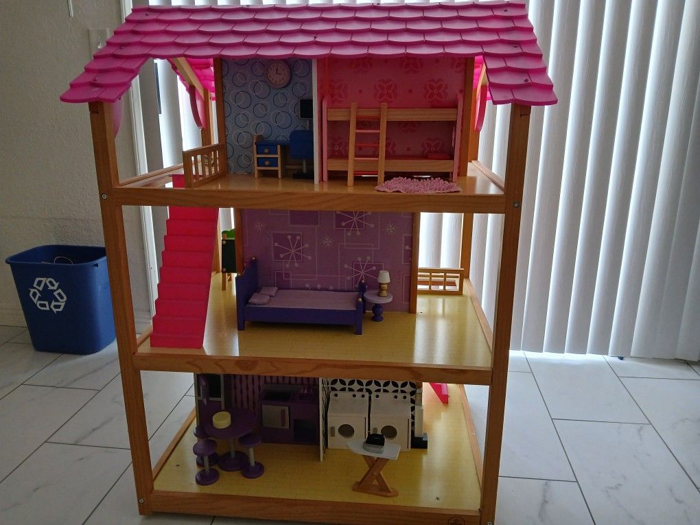 Wooden Doll House