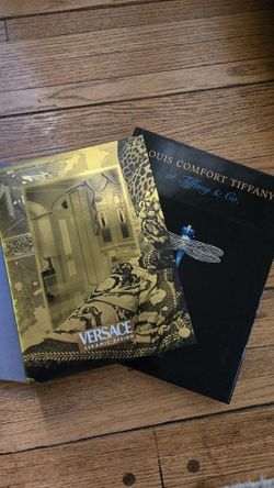 Versace Client Brochure + Tiffany's History And Refernece Book