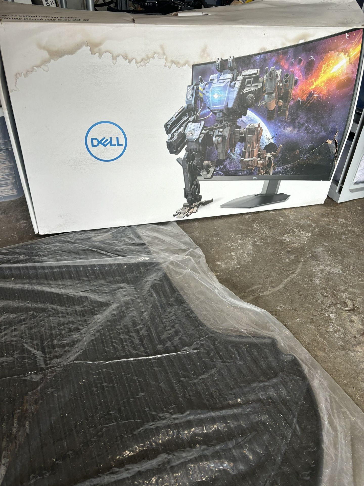 Dell Gaming Monitor 2k QLED Curved 32inch