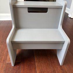 Grey Step Stool