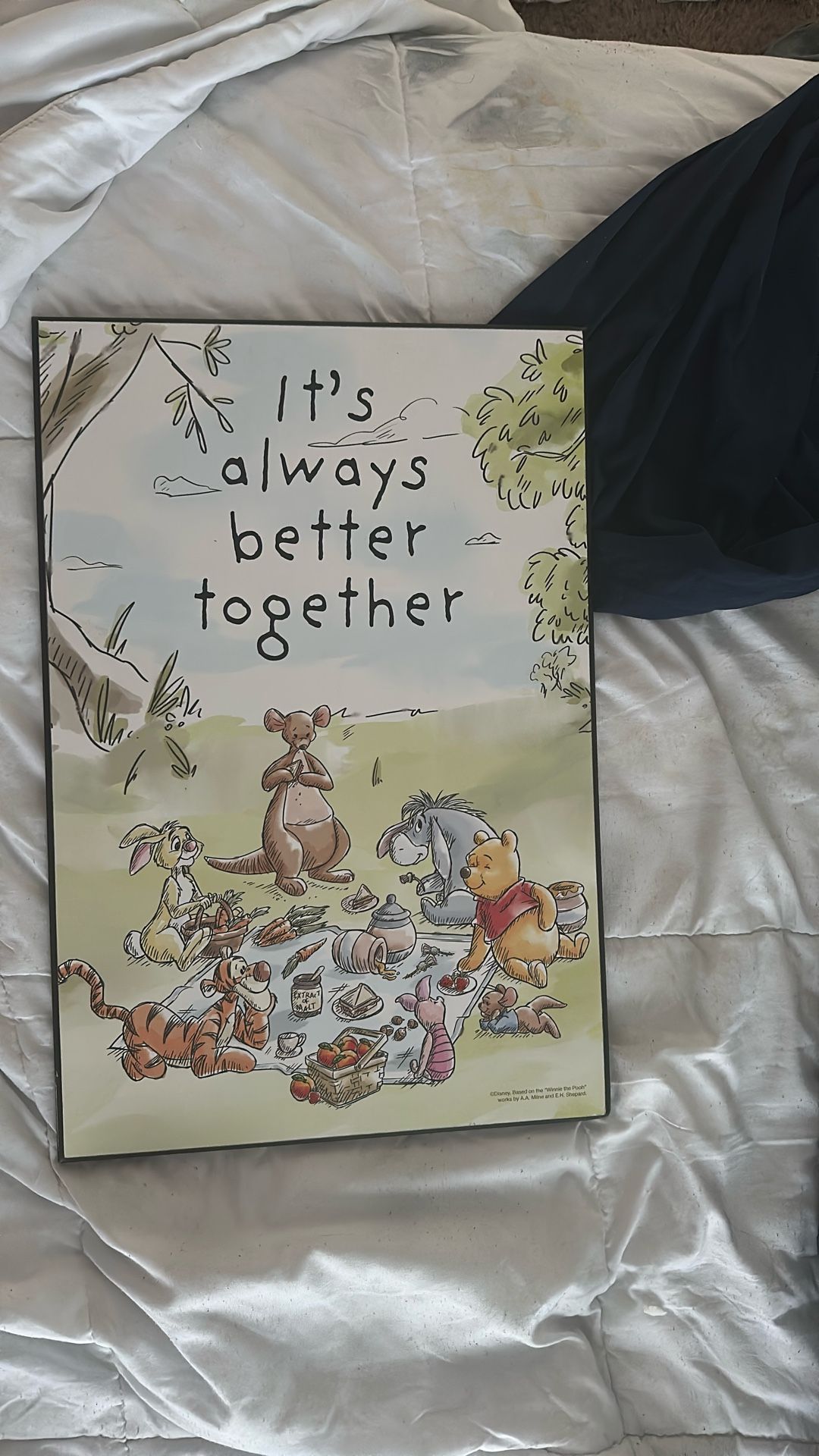 Kids Winnie The Pooh Wooden Wall Art