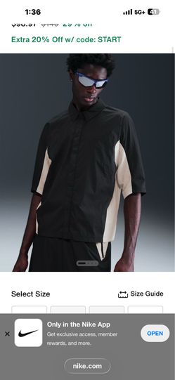 Nike Tech Men's Woven Oversized Shirt