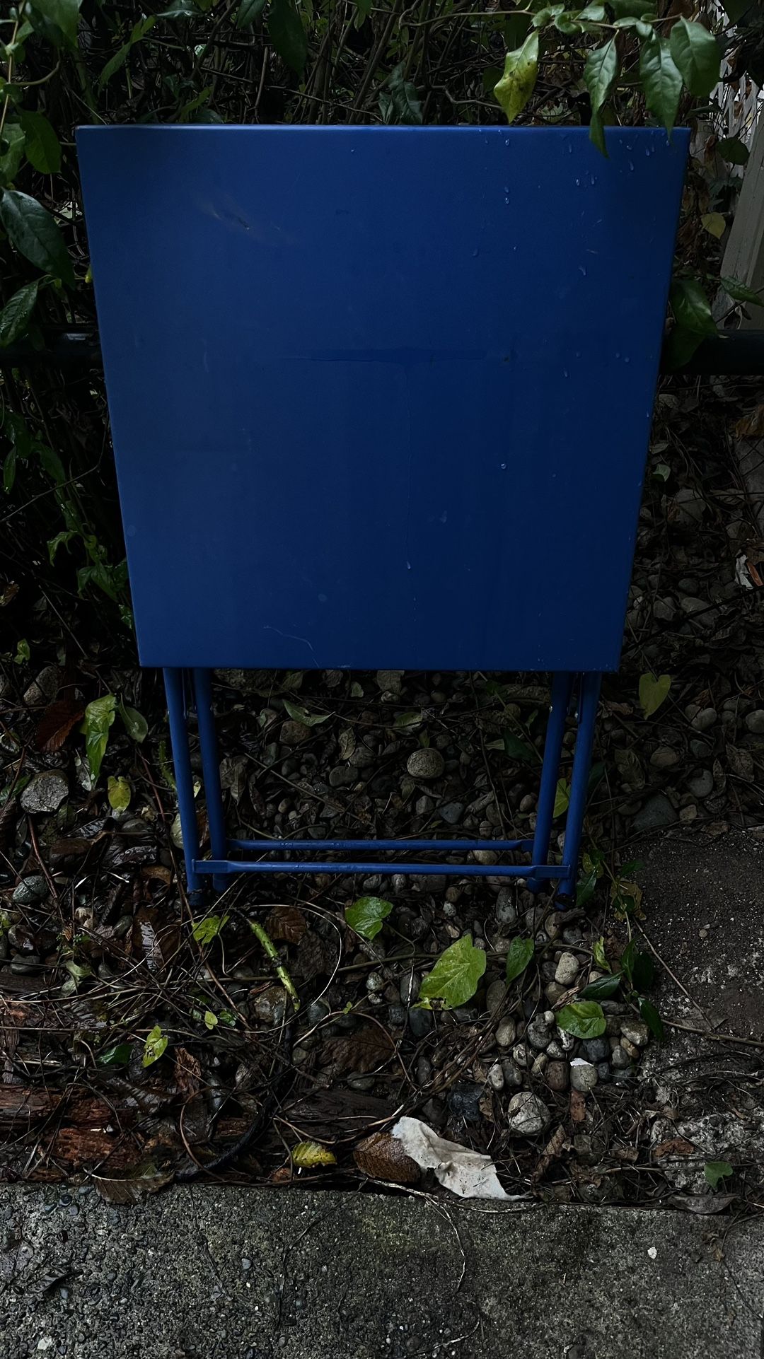 Blue Foldable Table