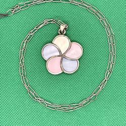 Vintage Sterling MOP Necklace