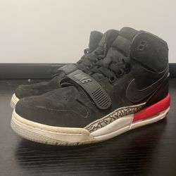 SIZE 7 MEN - Air Jordan Legacy 312 Black Fire Red