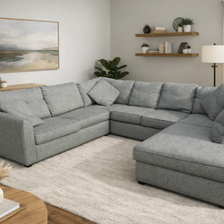 Asheville Gray - City Furniture 5 Sectional
