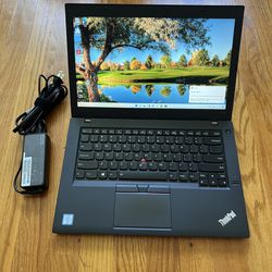 14 inches Lenovo ThinkPad T460 Laptop Win11 Pro i5 @2.4Ghz SSD 200Gb RAM 8Gb - 16Gb Microsoft Office 2021 Optional PLEASE READ DETAILS 