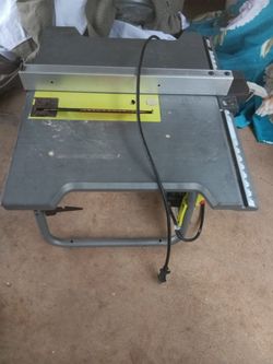 Ryobi table saw and miter saw