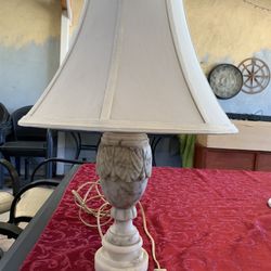 Alabaster -Vintage Table Lamp- Estate Sale. Chino, Ca 