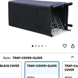 New Humane Skunk Animal Trap With Cover