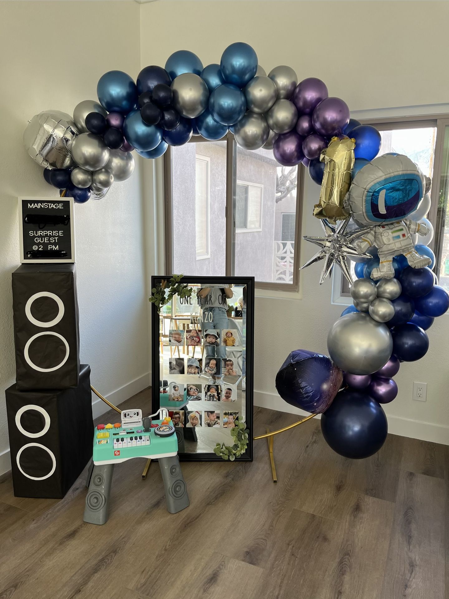 Balloon Garland Astronaut Space