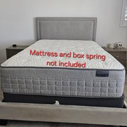 Padded Headboard With Studs