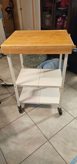 Butcher Block Cart