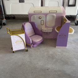 American Girl Doll Airplane Set