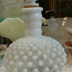 Vintage Hobnail Perfume Bottle