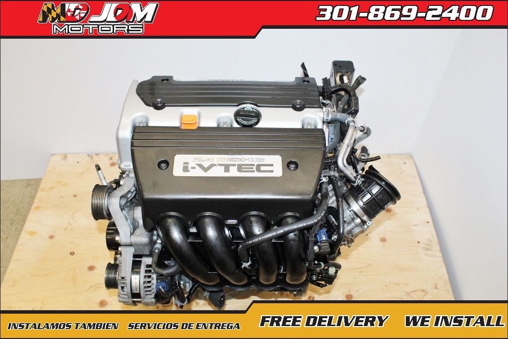 JDM 08-12 Honda Accord 09-14 Acura Tsx 2.4L K24 DOHC VTEC Engine