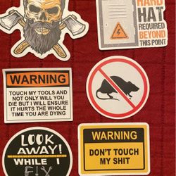 Hard Hat / Laborers Stickers