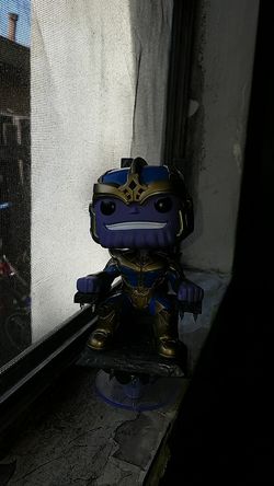 Thanos on throne pop