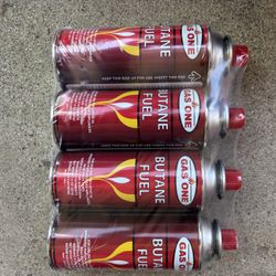 Butane Gas (4-Pack)