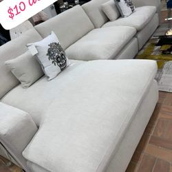 $15 Down Finance Reclining Sectional Sofa Loveseat Bedroom Set Queen Or King Bed Matress Dining Table 