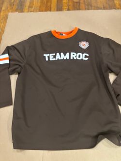 4266 Team Roc Brown Long Sleeve Shirt Size 3XL