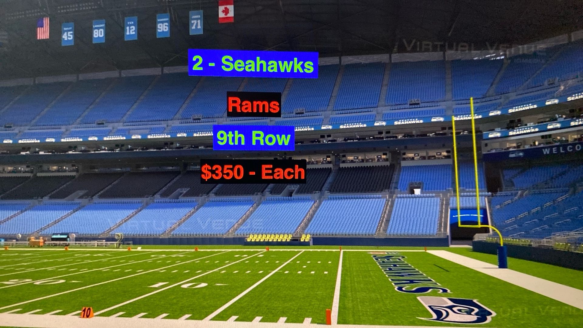 Seahawks Rams Tickets