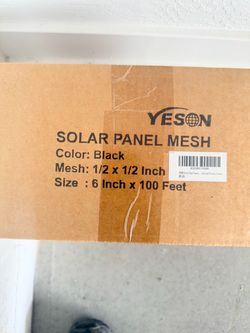 Solar panel mesh
