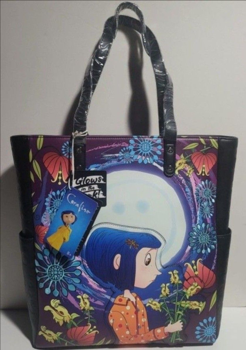 Loungefly Coraline Garden Tote GLOW New With Tags