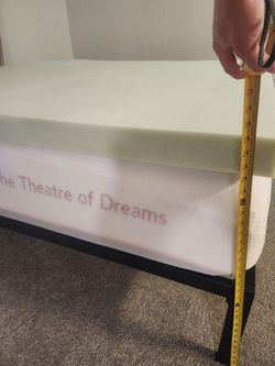 FREE King MLily Mattress + $70 Zinus Bed Frame & $50 Memory Foam Topper