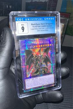 Yugioh red eyes drag dragoon Korean secret rare