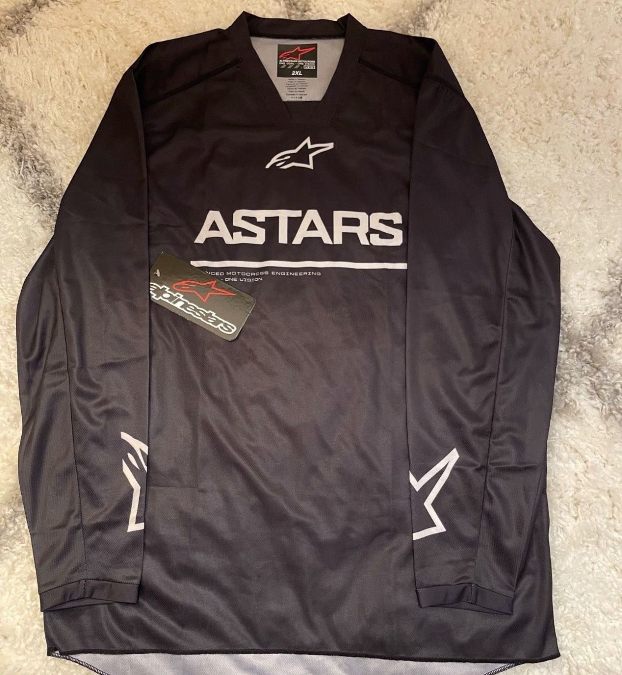 New Alpinestars Racer Graphite Jersey