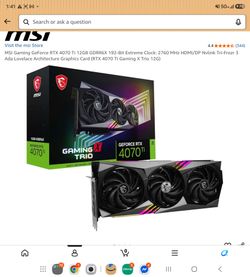 Msi RTX 4070ti